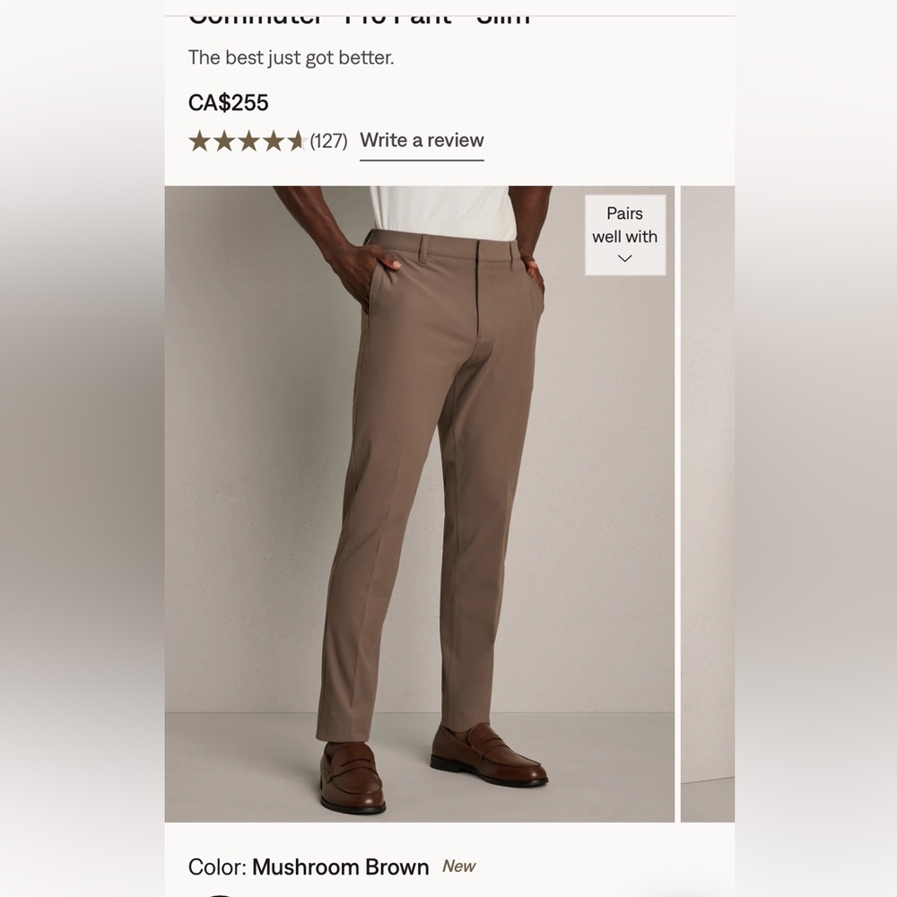RHONE Commuter Pro Pant Slim